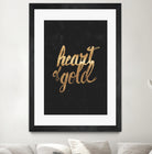 Heart of Gold by Arthur Willian Presser on GIANT ART - black typography