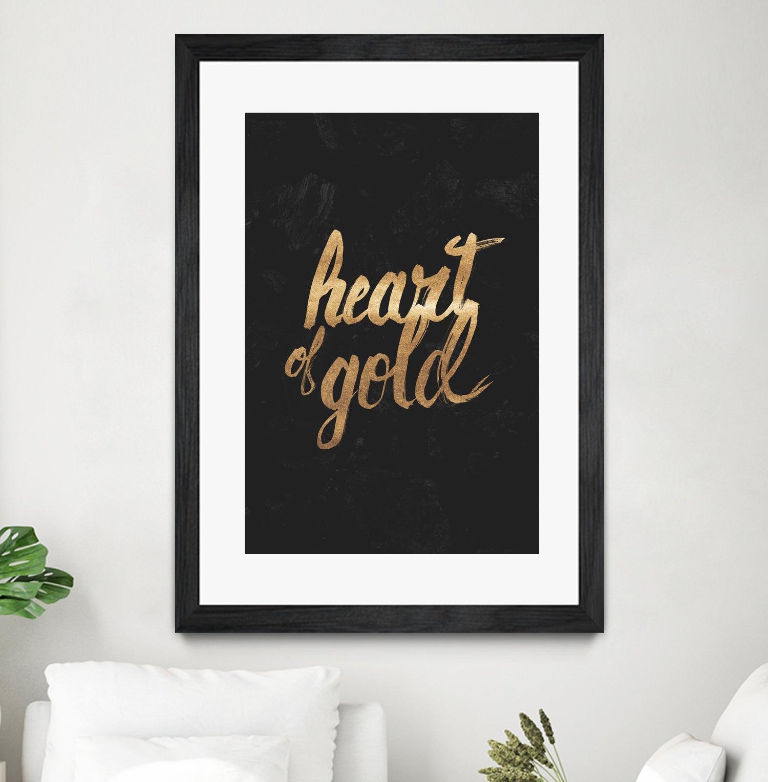 Heart of Gold by Arthur Willian Presser on GIANT ART - black typography