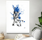 DancInk folks-37 by Nicolas Lachance-Brais on GIANT ART - blue digital painting