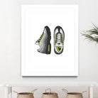 Nike AM95 by Herinson Alvarez on GIANT ART - white digital drawing