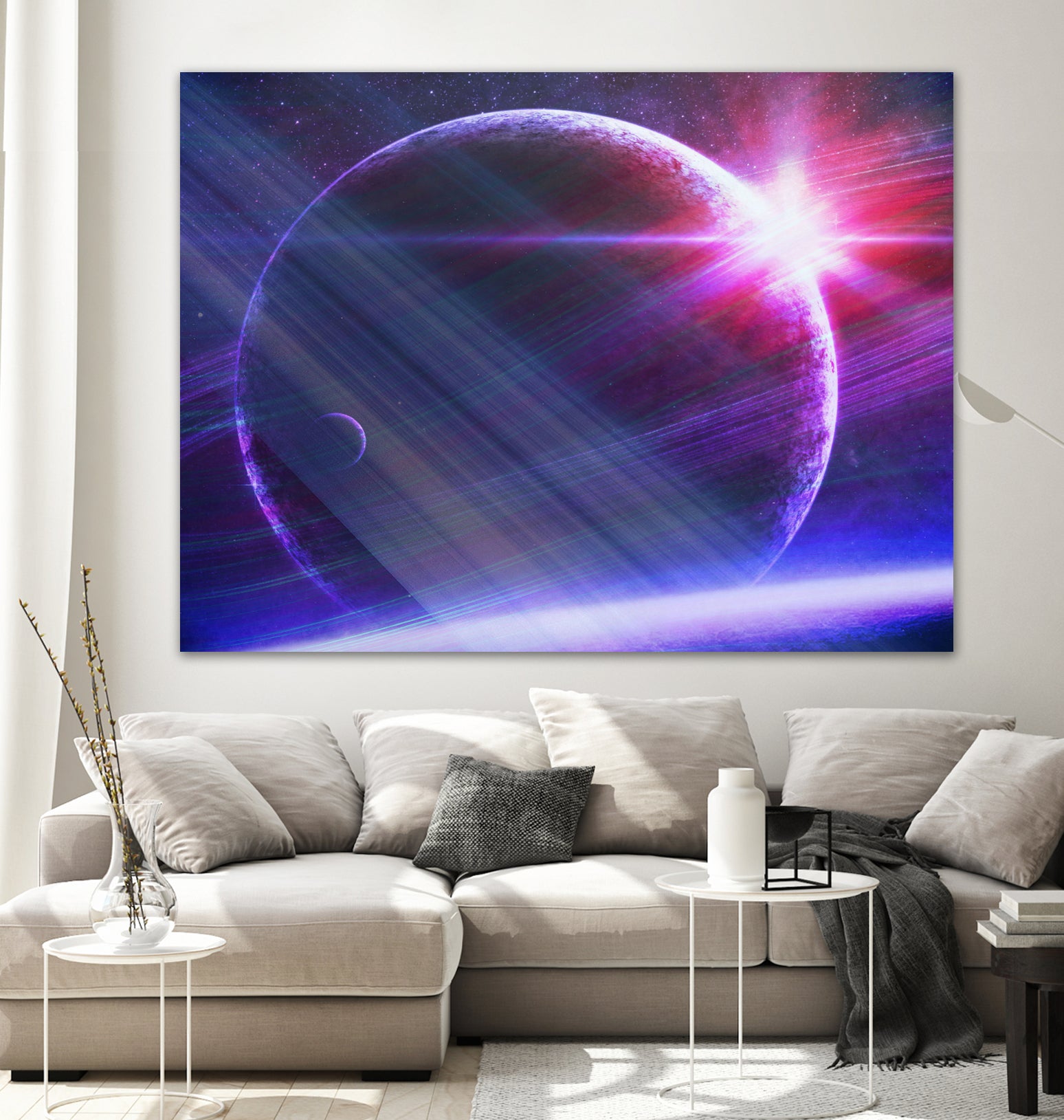 Parallel world by Carrie Lacey-Donahue on GIANT ART - fuchsia photo illustration