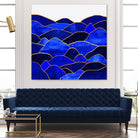 Blue Hills by Elisabeth Fredriksson on GIANT ART - blue mixed media