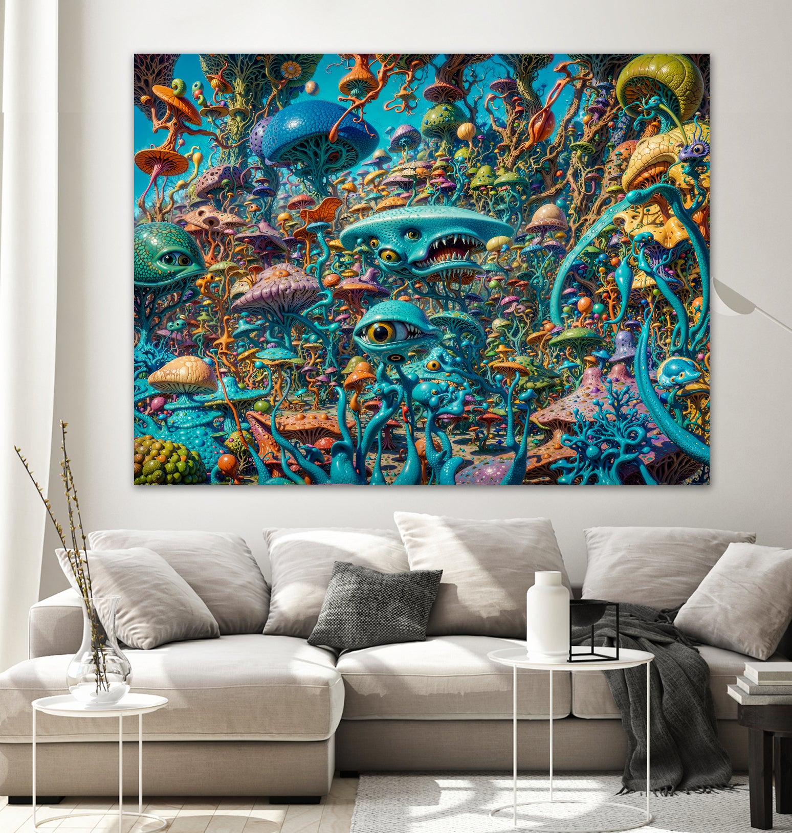 The Jungle Of The Absurd by Eric Ton on GIANT ART - white digital painting