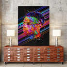 Stephen Curry by Alessandro Pautasso on GIANT ART - fuchsia digital painting