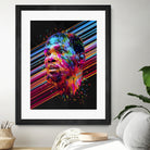 Kevin Durant by Alessandro Pautasso on GIANT ART - blue digital painting