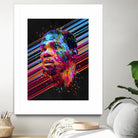 Kevin Durant by Alessandro Pautasso on GIANT ART - blue digital painting