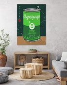 Green Lantern - Supersoup Series by Hyo Kim on GIANT ART - green digital painting