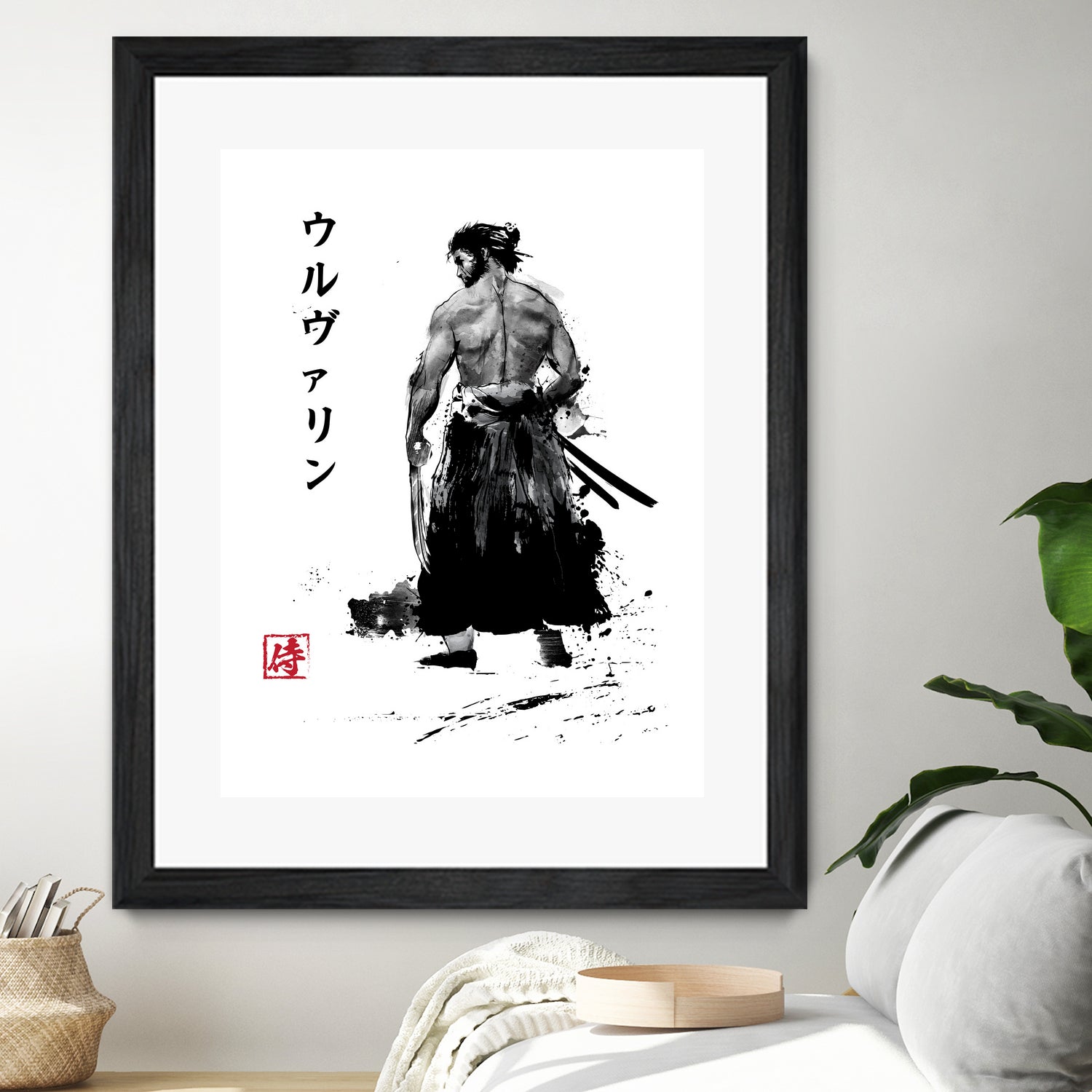 Immortal Samurai sumi-e by Antonio Camarena on GIANT ART - white digital painting