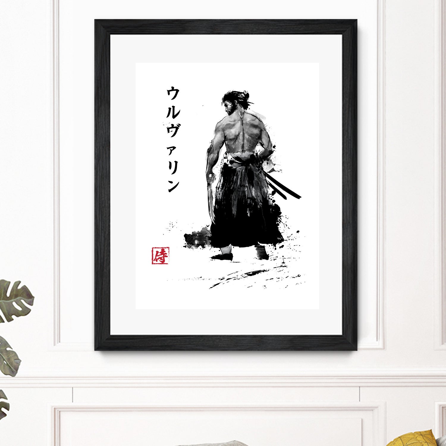 Immortal Samurai sumi-e by Antonio Camarena on GIANT ART - white digital painting