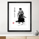 Immortal Samurai sumi-e by Antonio Camarena on GIANT ART - white digital painting