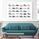 Assorted Sneaker by Herinson Alvarez on GIANT ART - white digital drawing