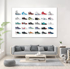 Assorted Sneaker by Herinson Alvarez on GIANT ART - white digital drawing