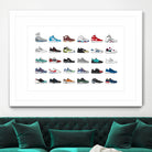 Assorted Sneaker by Herinson Alvarez on GIANT ART - white digital drawing