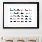 Assorted Sneaker by Herinson Alvarez on GIANT ART - white digital drawing