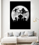 Full moon over Agrabah by Antonio Camarena on GIANT ART - black digital painting