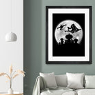 Full moon over Agrabah by Antonio Camarena on GIANT ART - black digital painting