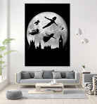 Full moon over London by Antonio Camarena on GIANT ART - black digital painting