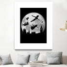 Full moon over London by Antonio Camarena on GIANT ART - black digital painting