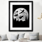 Full moon over London by Antonio Camarena on GIANT ART - black digital painting