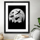 Full moon over London by Antonio Camarena on GIANT ART - black digital painting