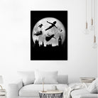 Full moon over London by Antonio Camarena on GIANT ART - black digital painting