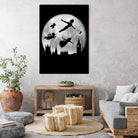 Full moon over London by Antonio Camarena on GIANT ART - black digital painting