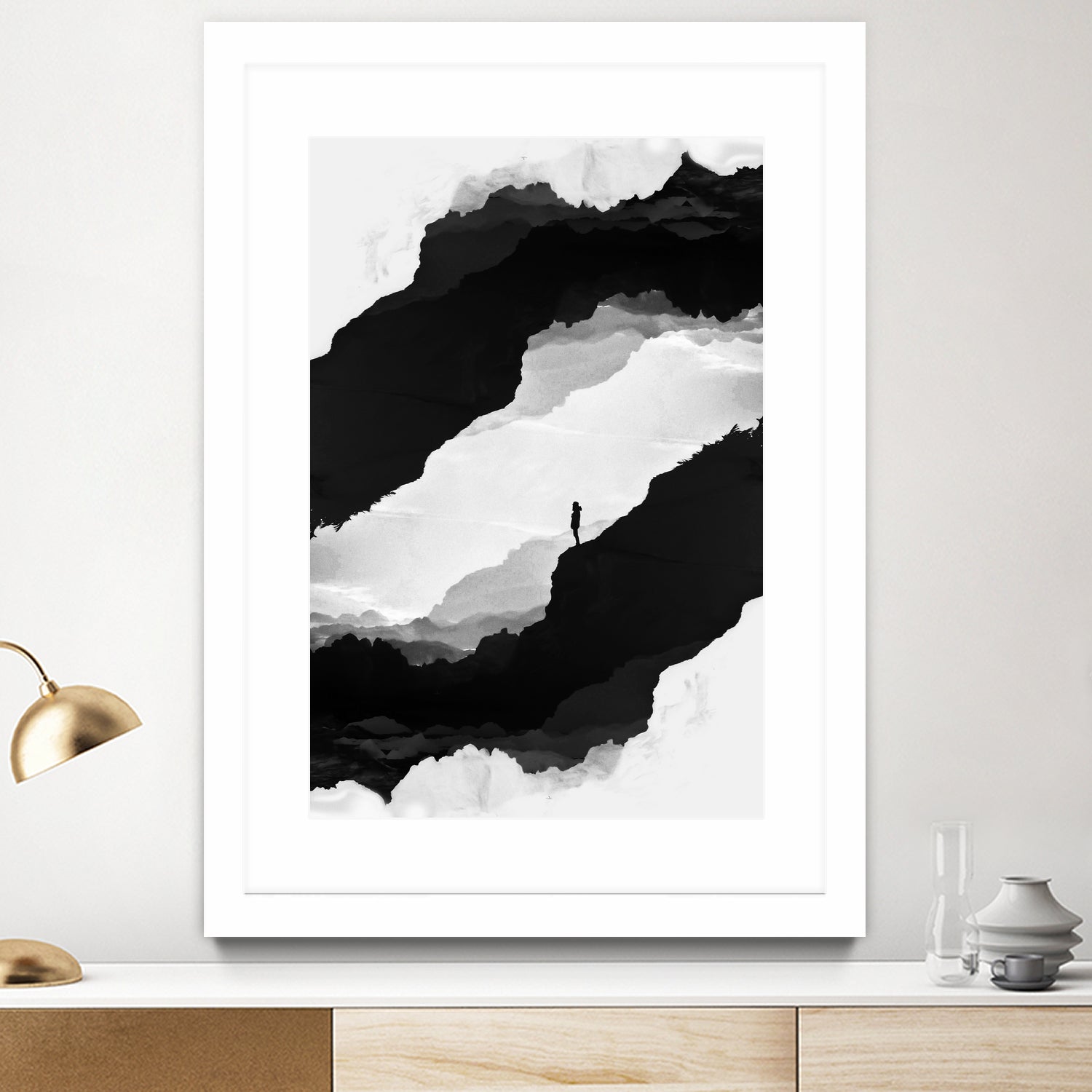 White Isolation by Stoian Hitrov on GIANT ART - black photo illustration