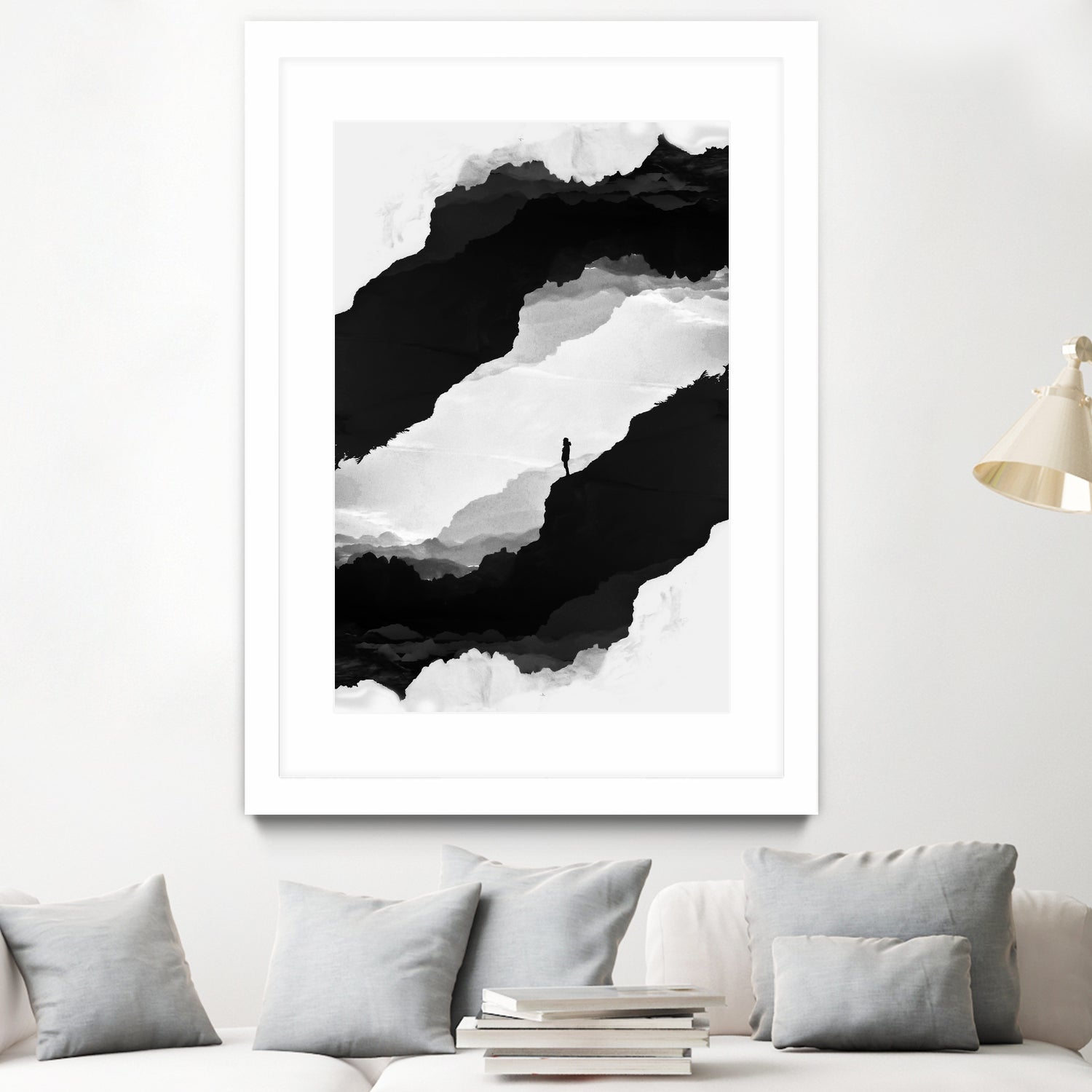 White Isolation by Stoian Hitrov on GIANT ART - black photo illustration