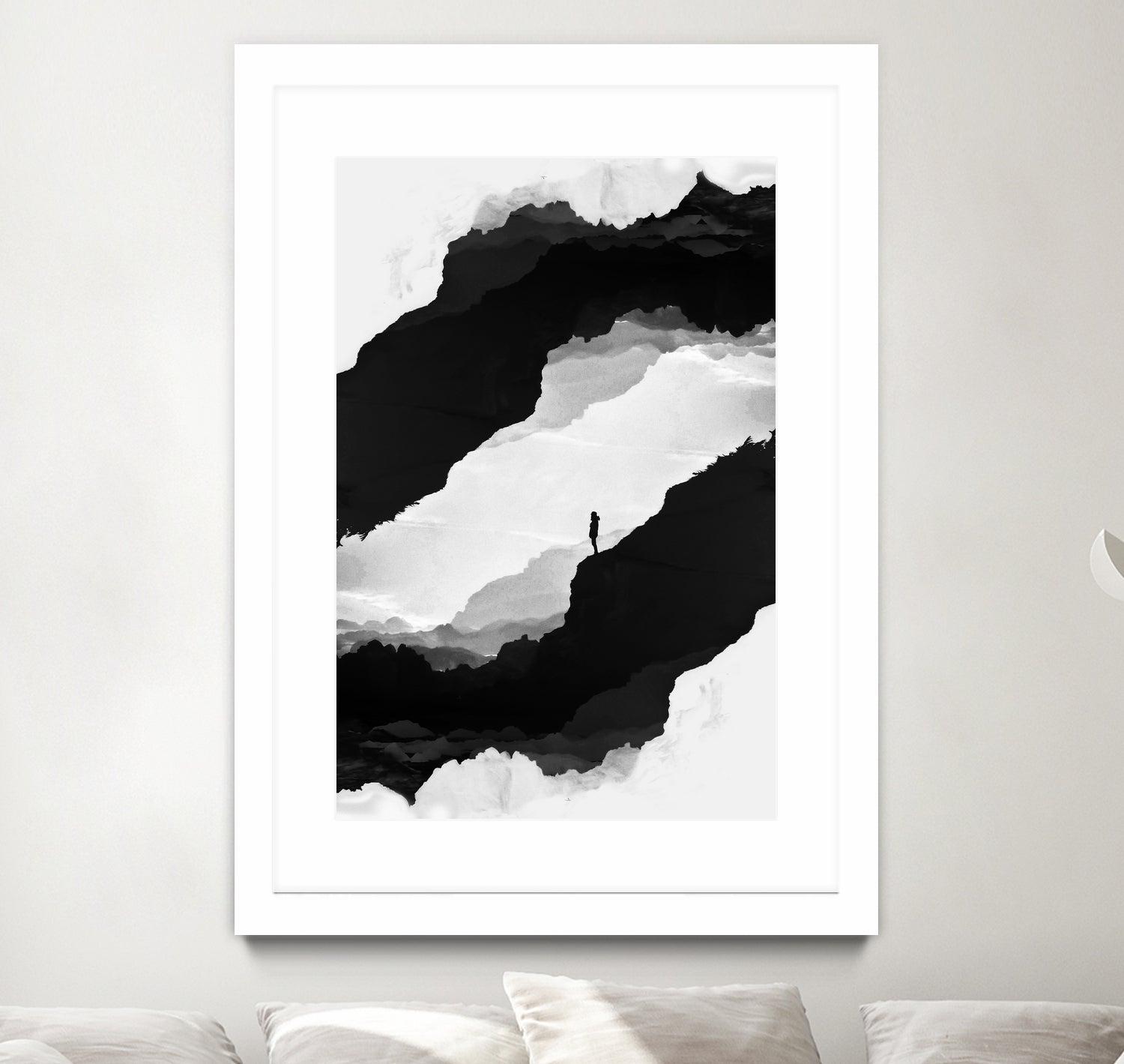 White Isolation by Stoian Hitrov on GIANT ART - black photo illustration