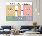 Aeropress Poster by Elaine Chng on GIANT ART - brown typography