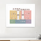 Aeropress Poster by Elaine Chng on GIANT ART - brown typography