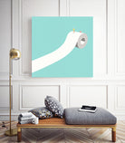 Skiing by Keita Kurihara on GIANT ART - blue digital painting