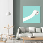 Skiing by Keita Kurihara on GIANT ART - blue digital painting