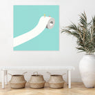 Skiing by Keita Kurihara on GIANT ART - blue digital painting