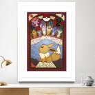 Stained Glass Eevee by Erin Fitzgerald on GIANT ART - fuchsia digital drawing