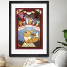 Stained Glass Eevee by Erin Fitzgerald on GIANT ART - fuchsia digital drawing