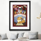 Stained Glass Eevee by Erin Fitzgerald on GIANT ART - fuchsia digital drawing