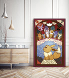 Stained Glass Eevee by Erin Fitzgerald on GIANT ART - fuchsia digital drawing