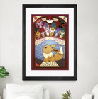 Stained Glass Eevee by Erin Fitzgerald on GIANT ART - fuchsia digital drawing