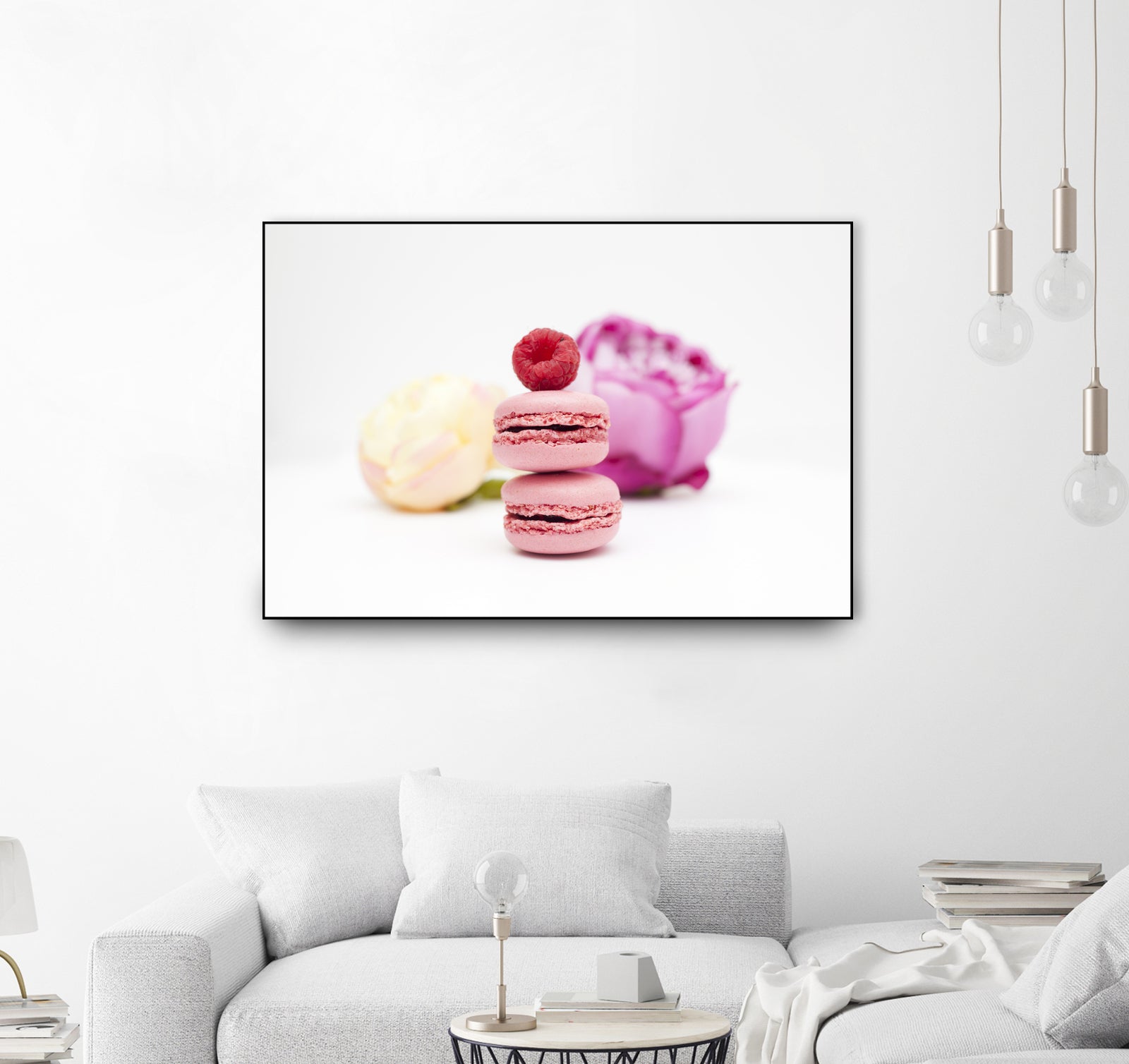 Pink macarons by Olivia Lorot on GIANT ART - pink photo illustration