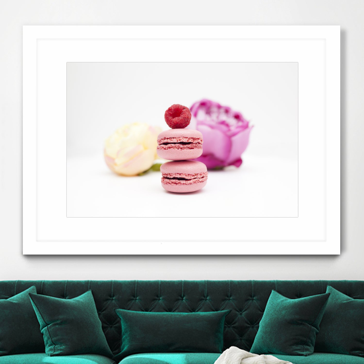 Pink macarons by Olivia Lorot on GIANT ART - pink photo illustration