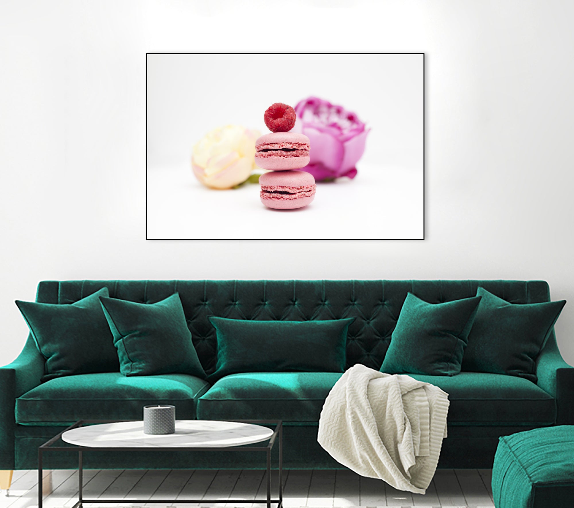 Pink macarons by Olivia Lorot on GIANT ART - pink photo illustration