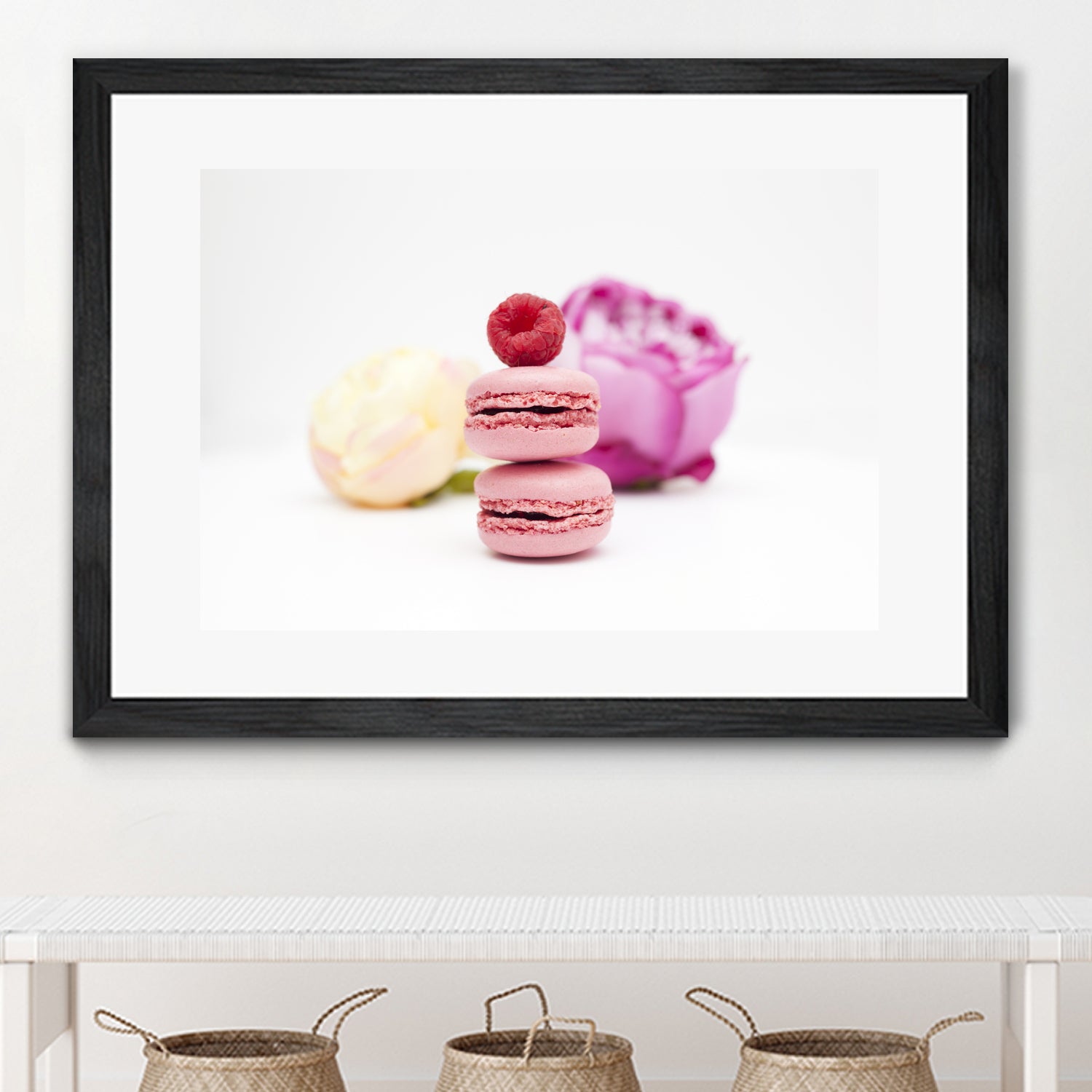 Pink macarons by Olivia Lorot on GIANT ART - pink photo illustration