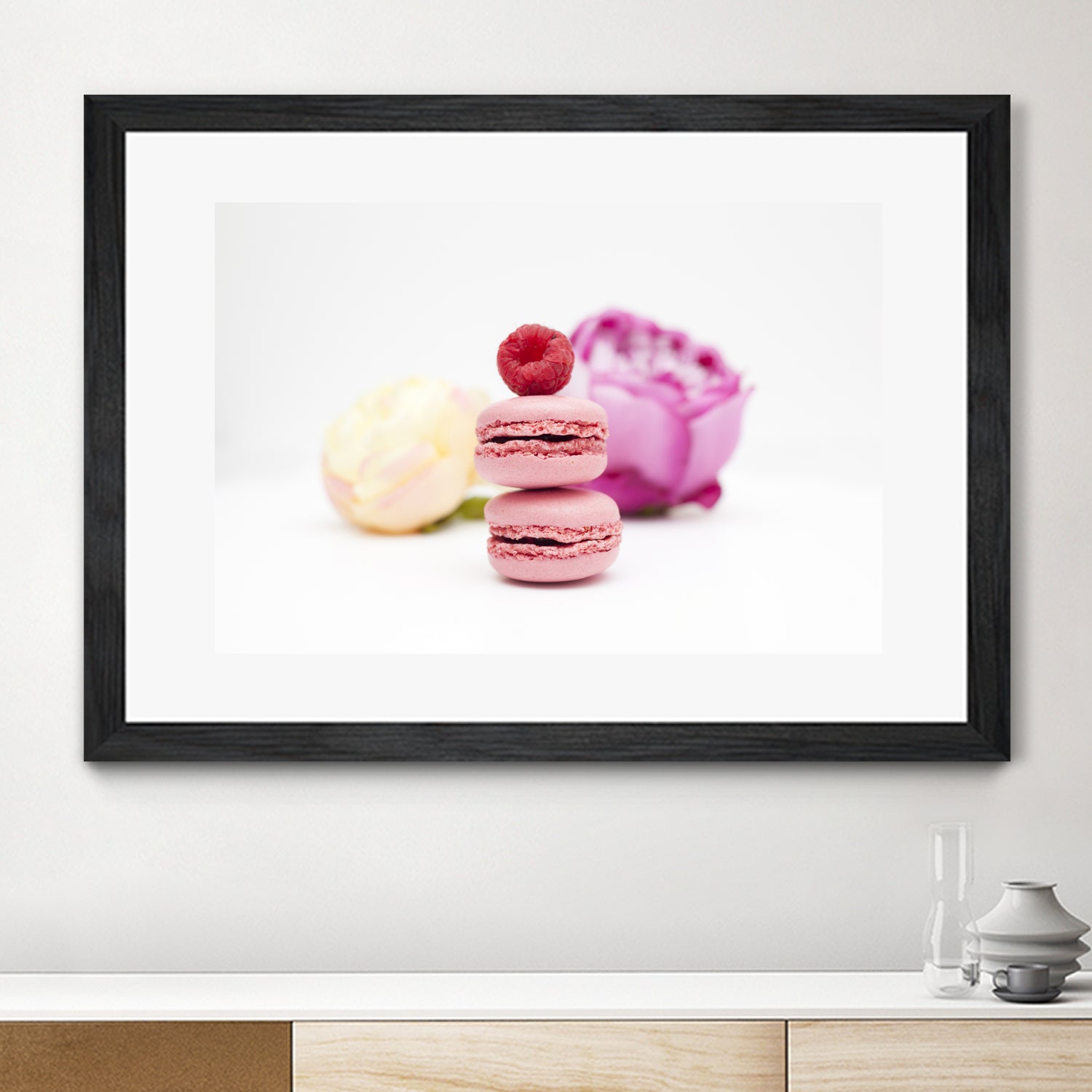 Pink macarons by Olivia Lorot on GIANT ART - pink photo illustration