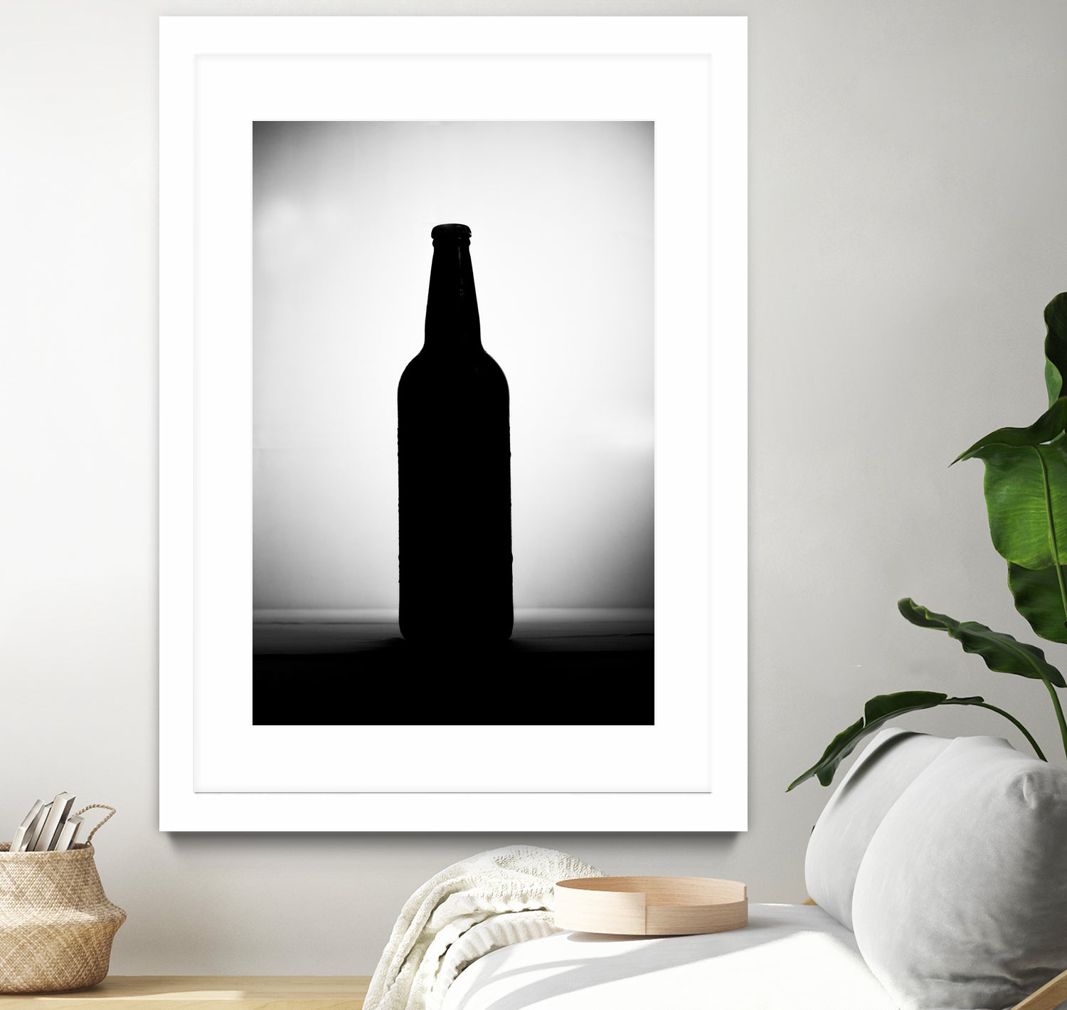 Bottle on White Background by Alvaro Gonzalez on GIANT ART - white photo manipulation