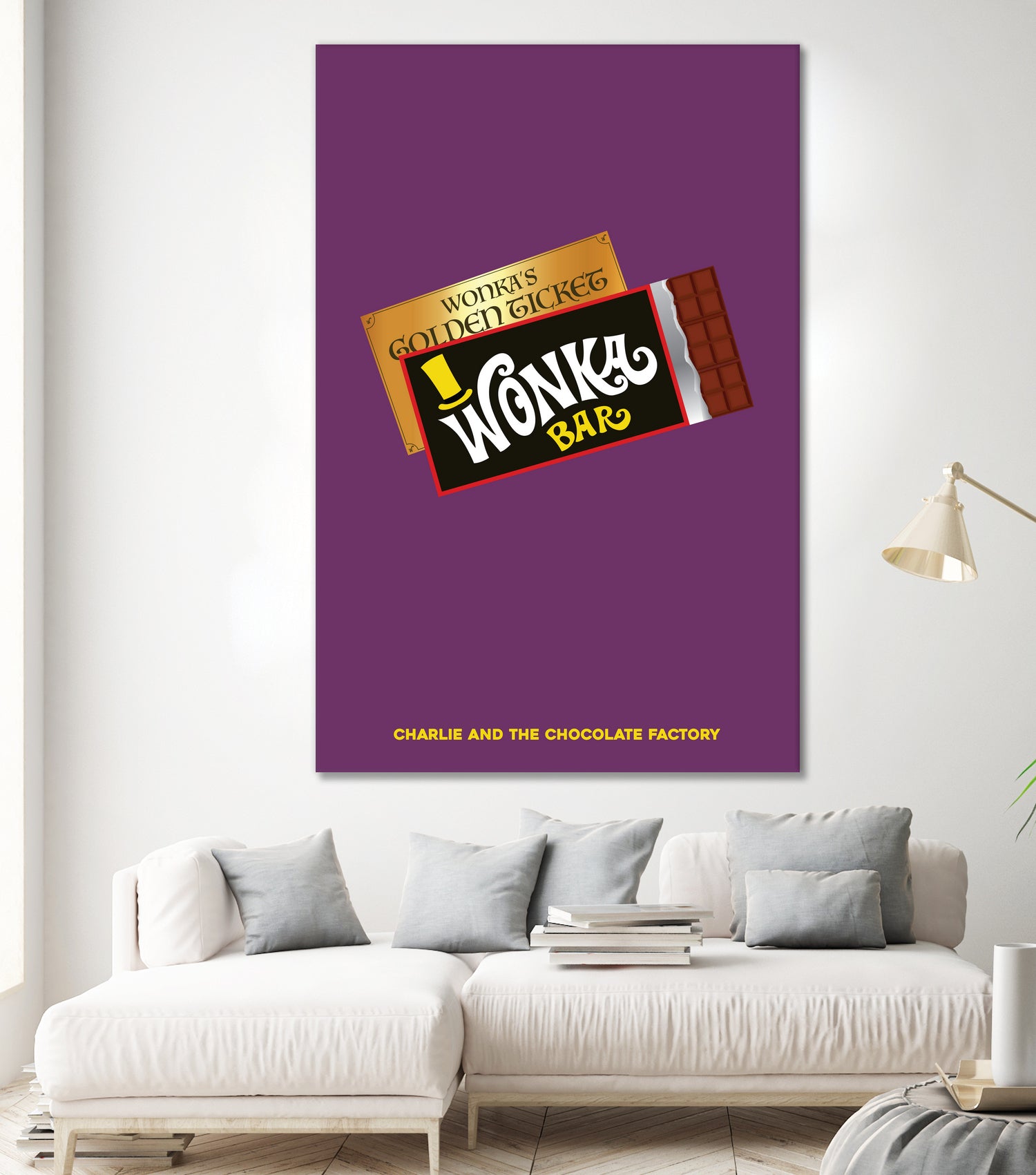 The Charlie and The Chocolate Factory by Rafael Gomes on GIANT ART - fuchsia digital drawing