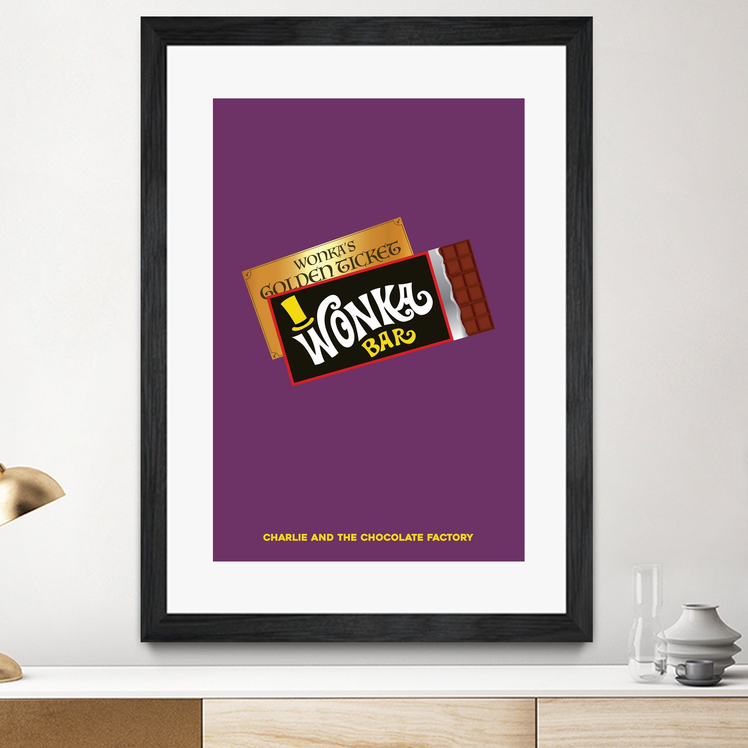 The Charlie and The Chocolate Factory by Rafael Gomes on GIANT ART - fuchsia digital drawing