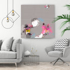 Dévoiler by Octal Pixel on GIANT ART - pink digital painting