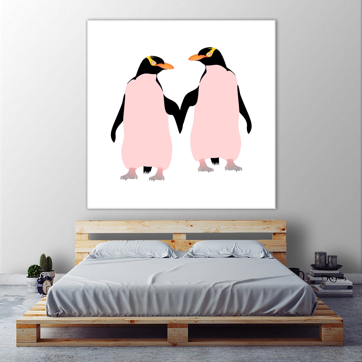 Lesbian Pride Penguins by Daniel Hutchinson on GIANT ART - white character design