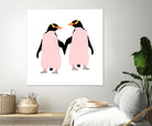 Lesbian Pride Penguins by Daniel Hutchinson on GIANT ART - white character design